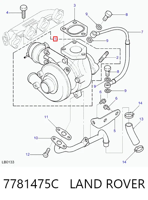 Турбокомпресор Magneti Marelli TBM0104