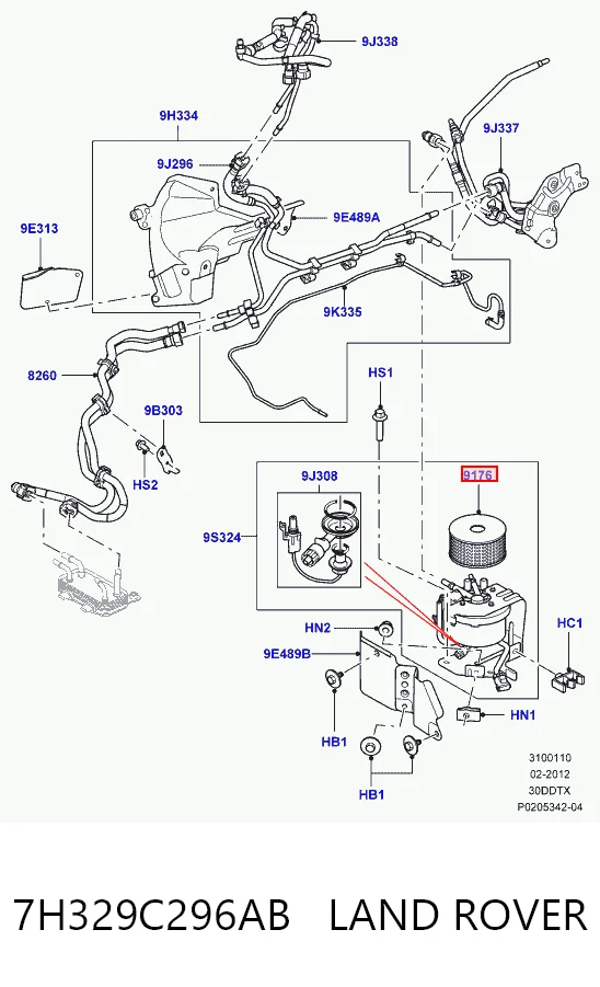 Купити Паливний фільтр Land Rover Range Rover III L322