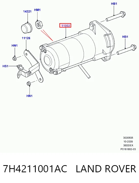 Стартер LR032541 Britpart