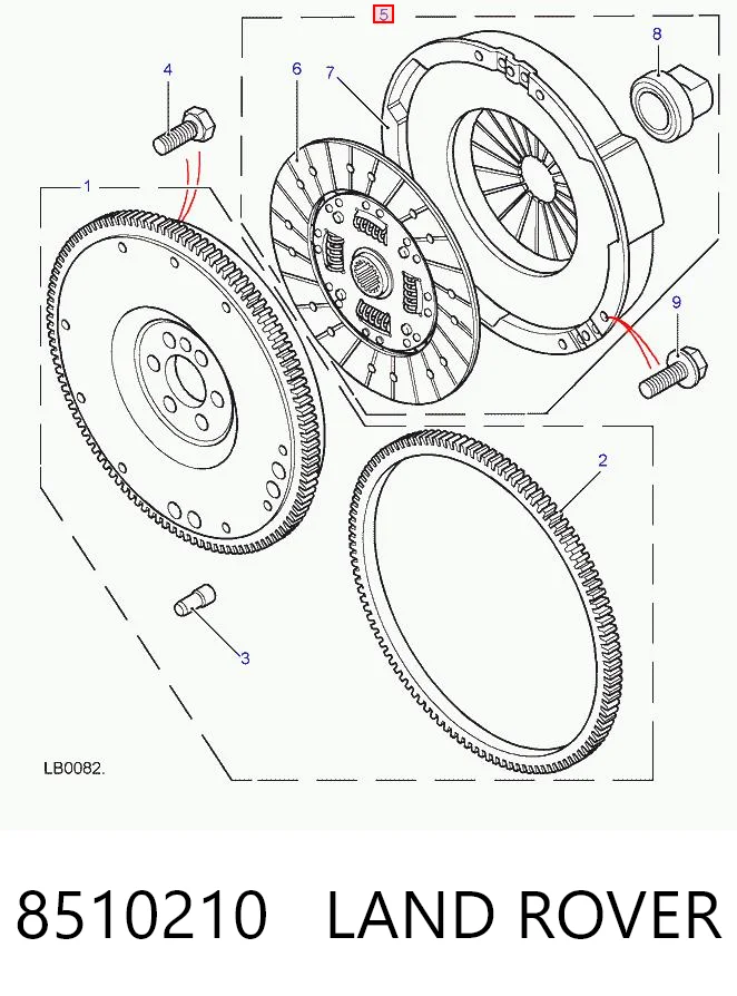 Зчеплення GCK688AF Rover