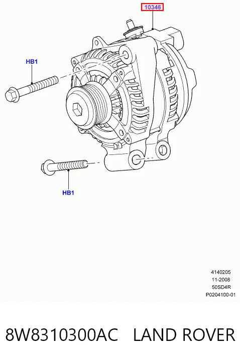 Генератор автомобільний Denso 1042118980