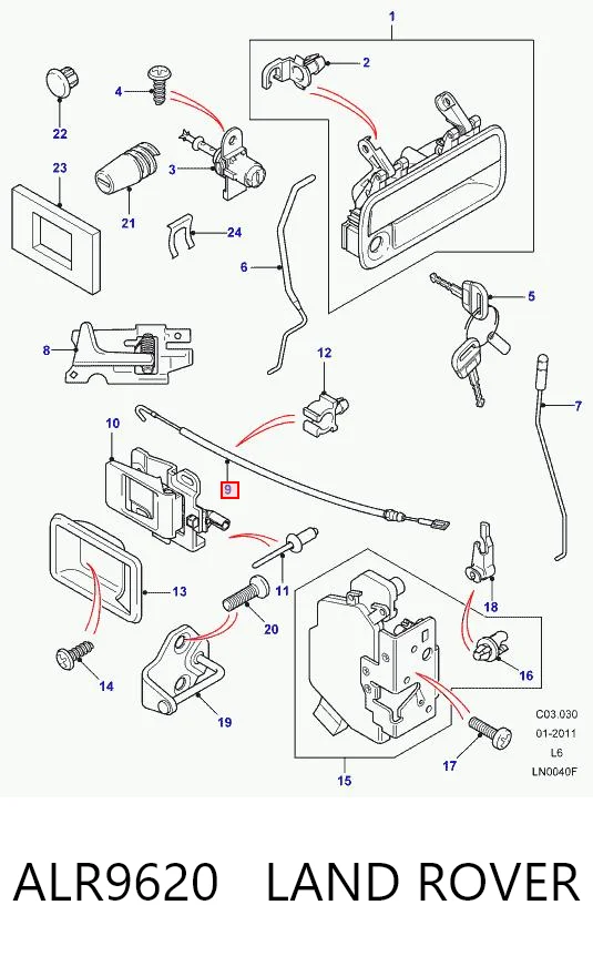 ALR9620 Land Rover