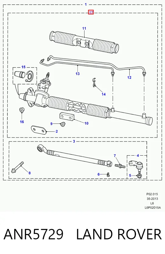  Рульова рейка Land Rover Freelander 1