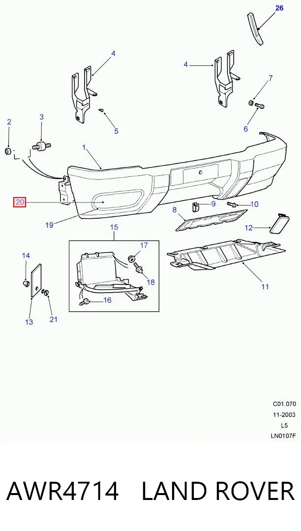 AWR4714 Land Rover