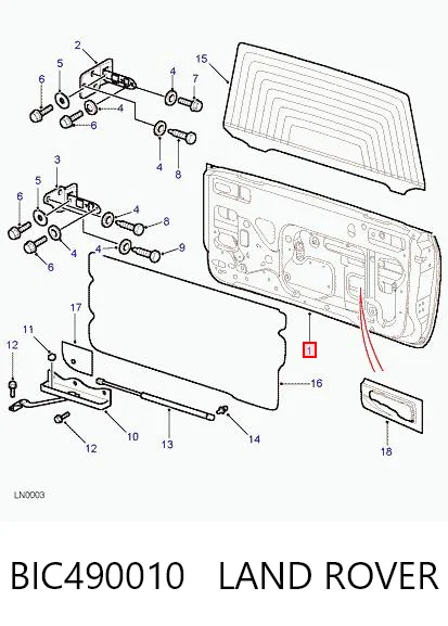 Треті двері на Land Rover Freelander I L314