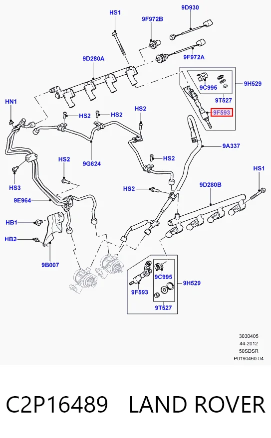 Паливні форсунки LR069897 Britpart