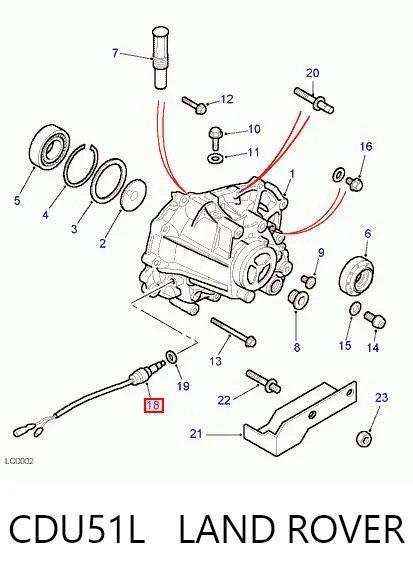 Купити DBP9237 Rover Вмикач ліхтарів заднього ходу