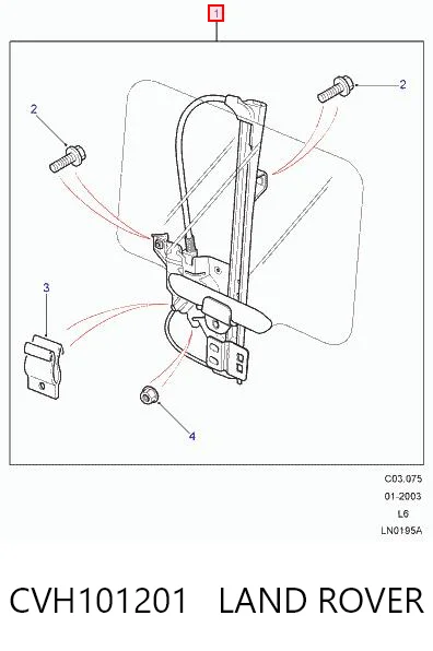 Механізм склопідйомника двері задньої, правої Magneti Marelli ACQ0389 ціна, від 29.13 USD