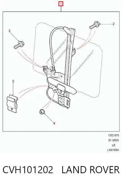 Купити ACQ0389 Magneti Marelli Механізм склопідіймача двері задньої, правої
