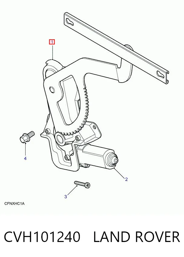 CVH101240 Land Rover Склопідйомник задніх правих дверей