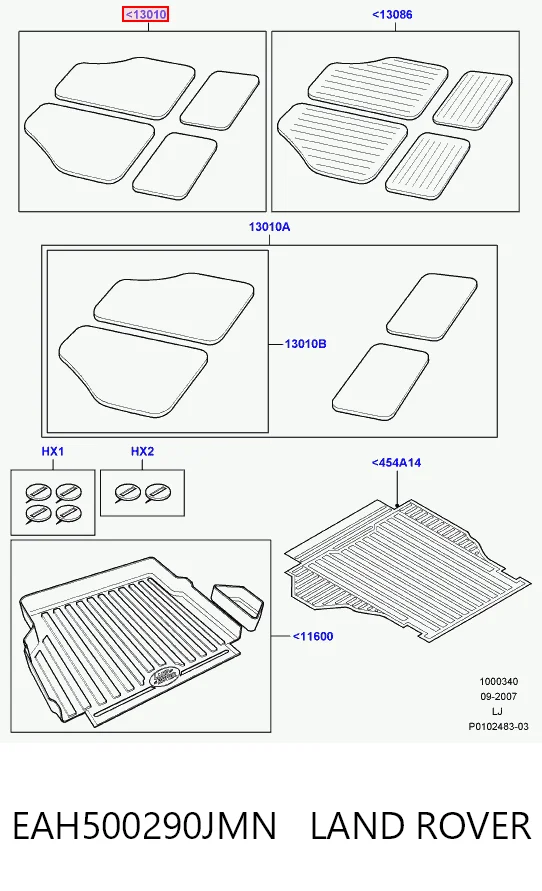 EAH000310JMN Britpart Килими салону