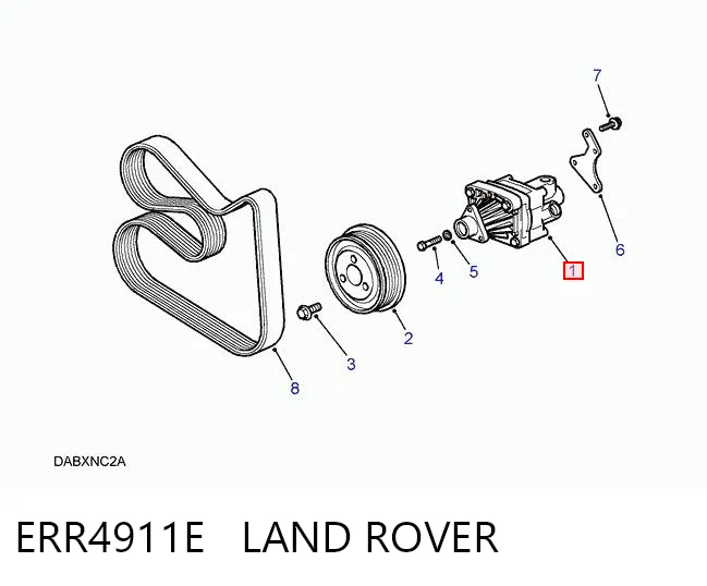 ERR4911 Britpart Насос гідропідсилювача