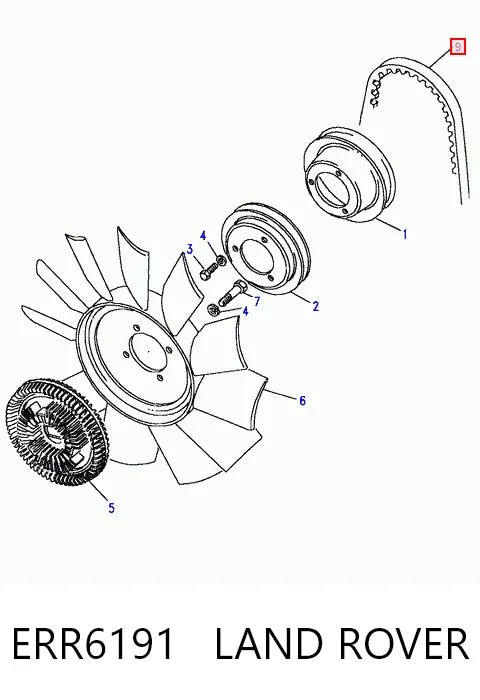 Ремінь кондиціонера Honda 31110RNA003
