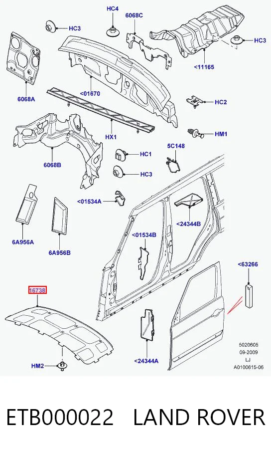 Утеплювач капота на Land Rover Range Rover III L322