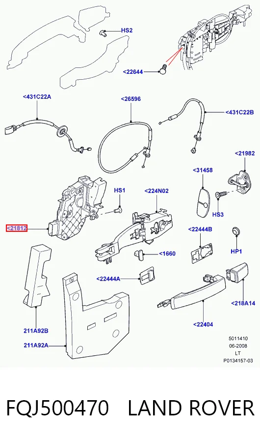FQJ500470 Land Rover 