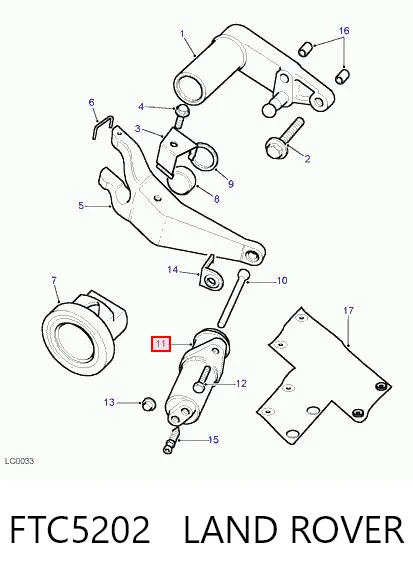 Купити FTC5202 Britpart Робочий циліндр зчеплення