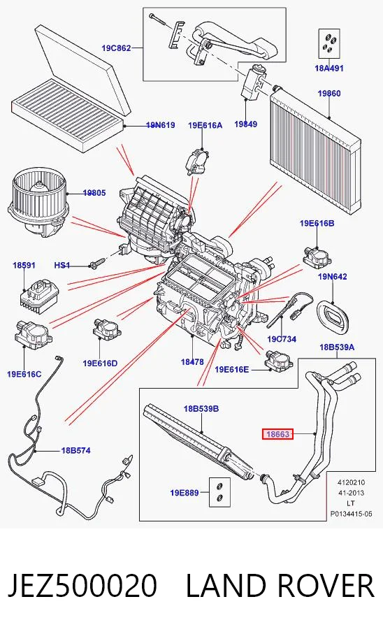 Патрубок грубки Britpart LR017030 ціна, від 81.44 USD