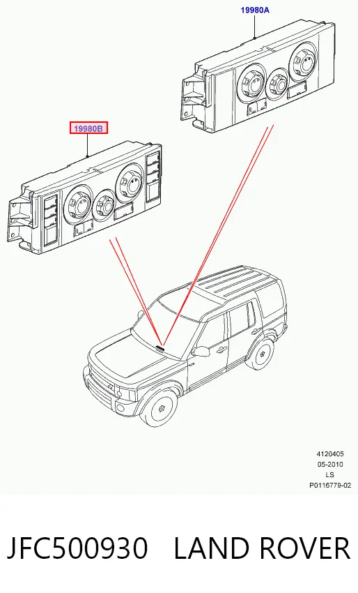Купити Блок управління кондиціонером Land Rover Range Rover SPORT I L320