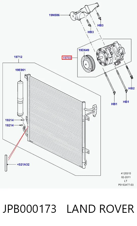Компресор системи кондиціювання Polcar DCP14013 ціна, від 416.33 USD