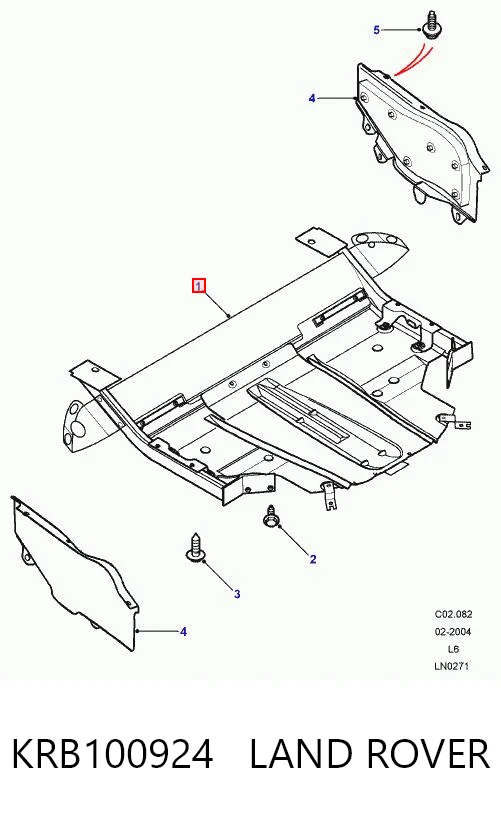 Кожух бампера заднього Land Rover Freelander I позашляховик (L314) (1997 - 2006) ціна, від 76.02 USD