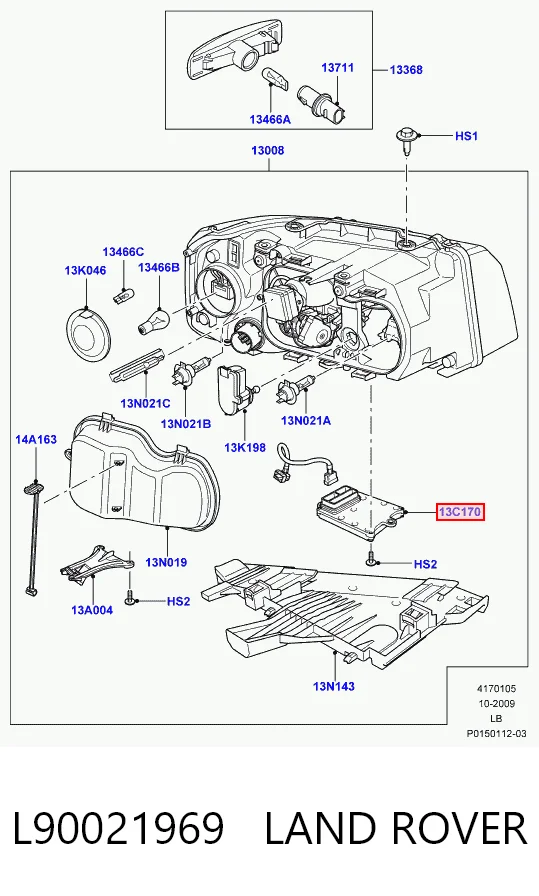Блок розпалювання, ксенон Denso VP4M5X13C170BA ціна, від 25.34 USD