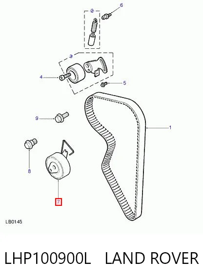 Купити LHP100900L Allmakes Натяжний ролик