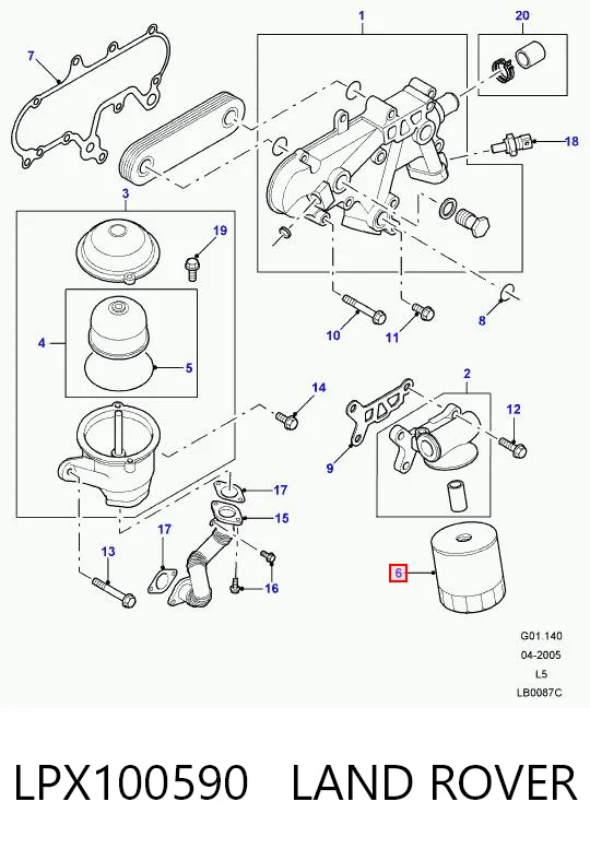 Масляний фільтр 1637765880 Peugeot/Citroen