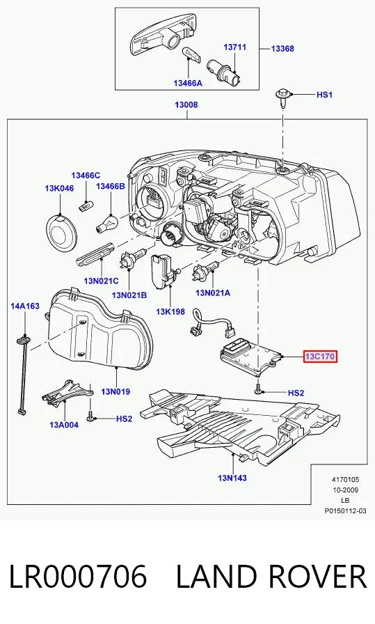 Купити VP4M5X13C170BA Denso Блок розпалювання, ксенон