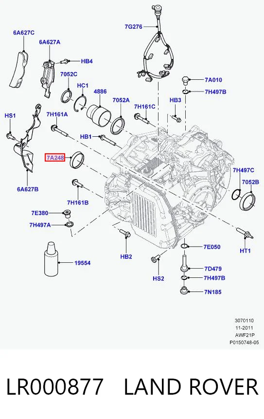 LR000877 Land Rover Сальник масляного насоса АКПП