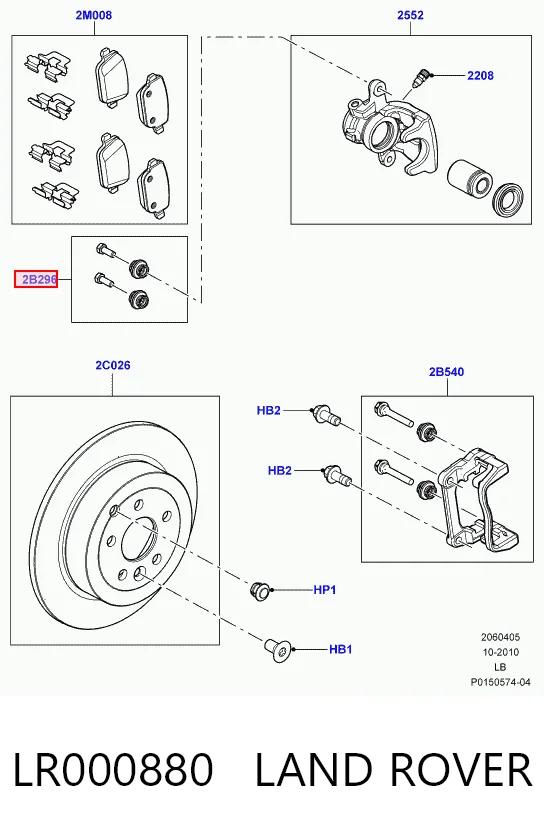 Купити Ремкомплект супорту Ford Mondeo IV CA2