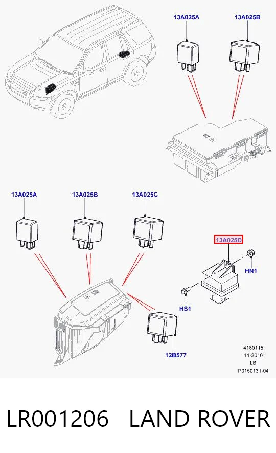 Реле управління Renault (RVI) 9640469680A ціна, від 42.83 USD