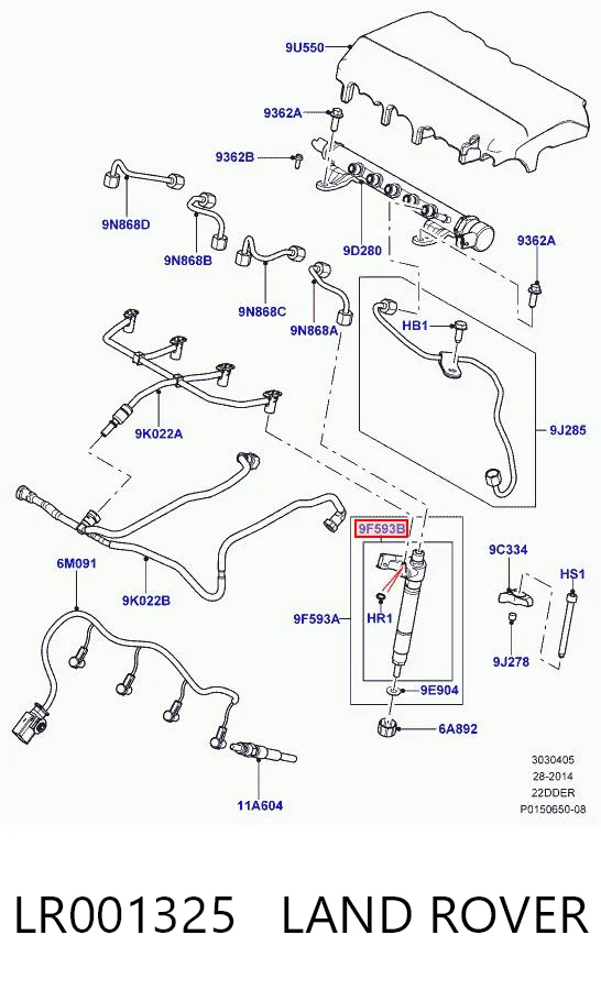 Паливні форсунки 986435362 Bosch