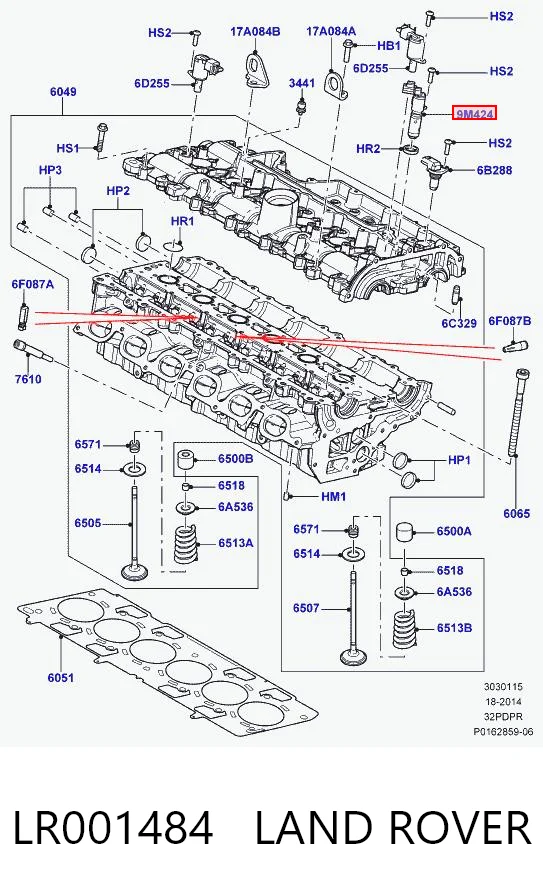 Клапан електромагнітний положення (фаз) розподільного валу Volvo XC70 II