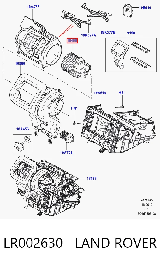 Двигун вентилятора пічки (обігрівача салону) Magneti Marelli MTE352AX ціна, від 71.92 USD