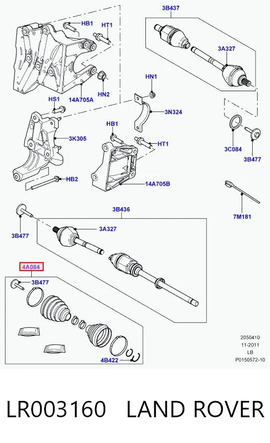 Пильник ШРУСа зовнішній TDR500110 Hotbray
