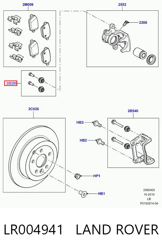  Ремкомплект супорту Ford Mondeo 4