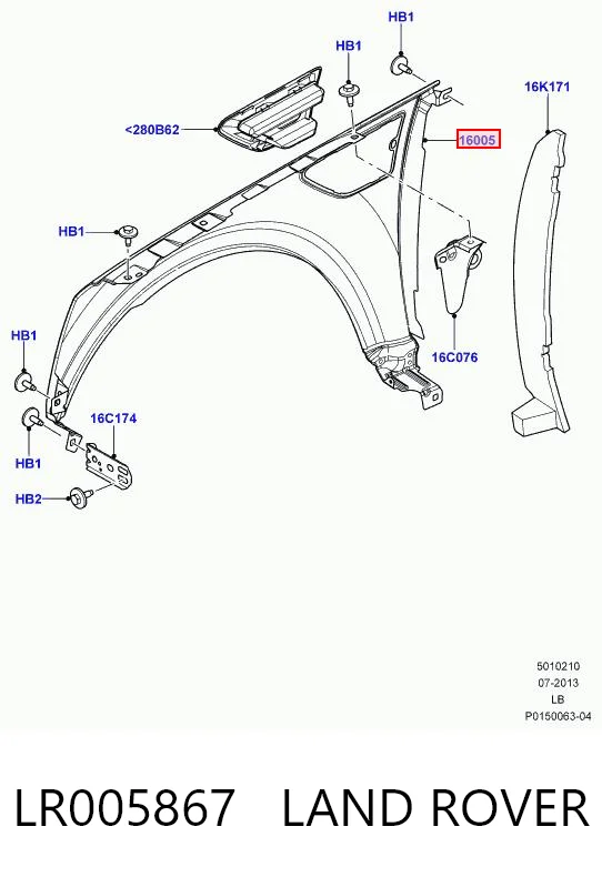 Крила на Land Rover Freelander II L359