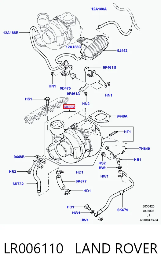 Турбонаддув на Land Rover Range Rover III L322
