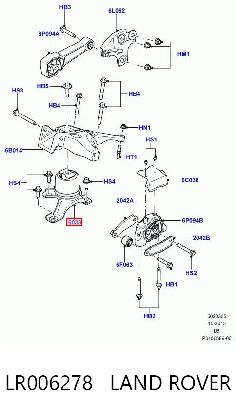 Купити 62437674 Pro-parts Подушка двигуна передня