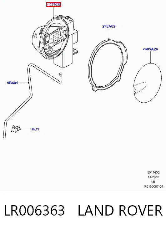 6H5227936AC Land Rover 