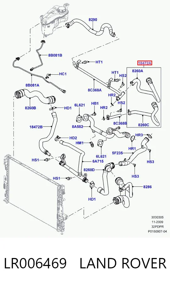 LR006469 Land Rover 