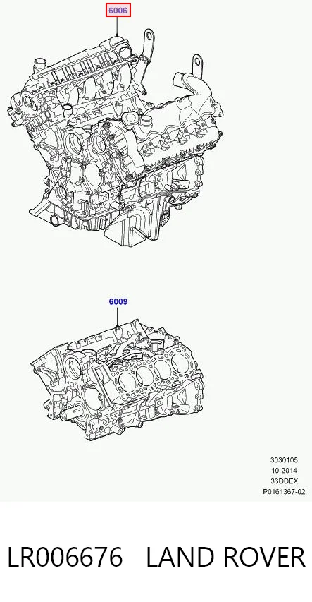 Мотор в зборі на Land Rover Range Rover III L322