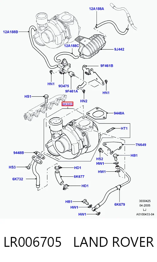 Купити Турбіна Land Rover Range Rover III L322