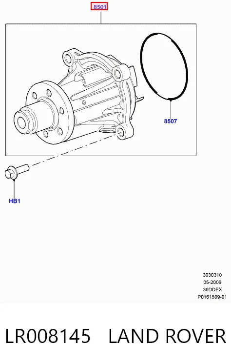 Помпа охолодження Magneti Marelli WPQ1312 ціна, від 68.68 USD