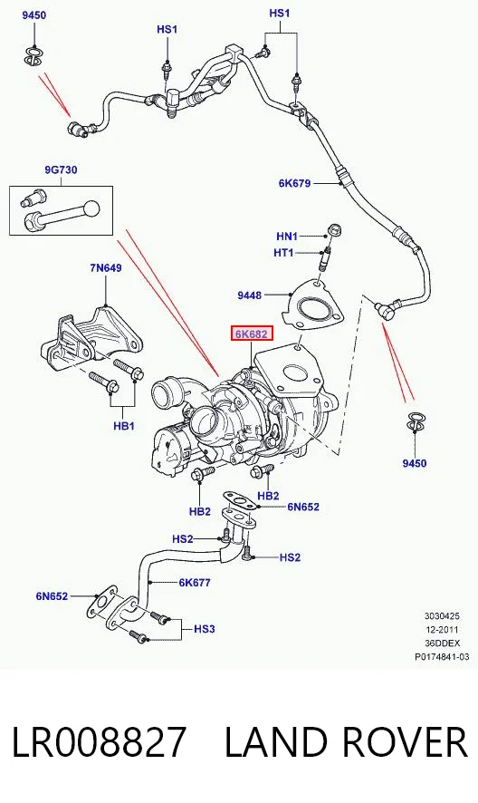 Турбокомпресор Britpart LR004038