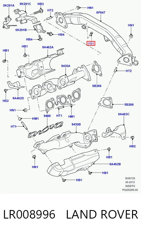 N910105008060 Mercedes Болт вихлопної системи (глушника)