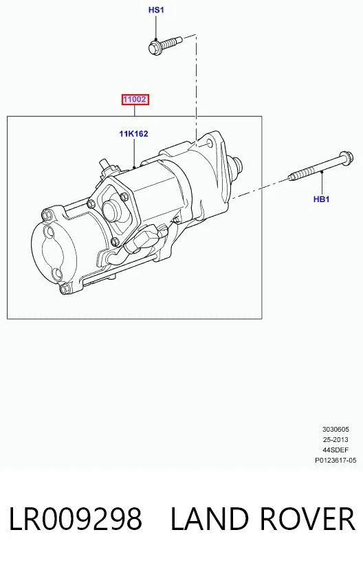 Стартер NAD500310 Britpart
