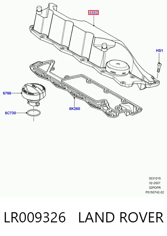 Купити Клапанна кришка Land Rover Freelander II L359