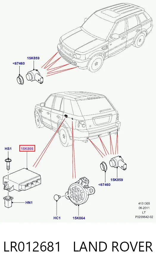LR012681 Land Rover 