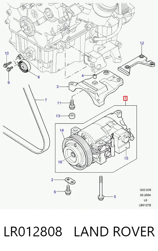 Насос кондиціонера Britpart JPB500120